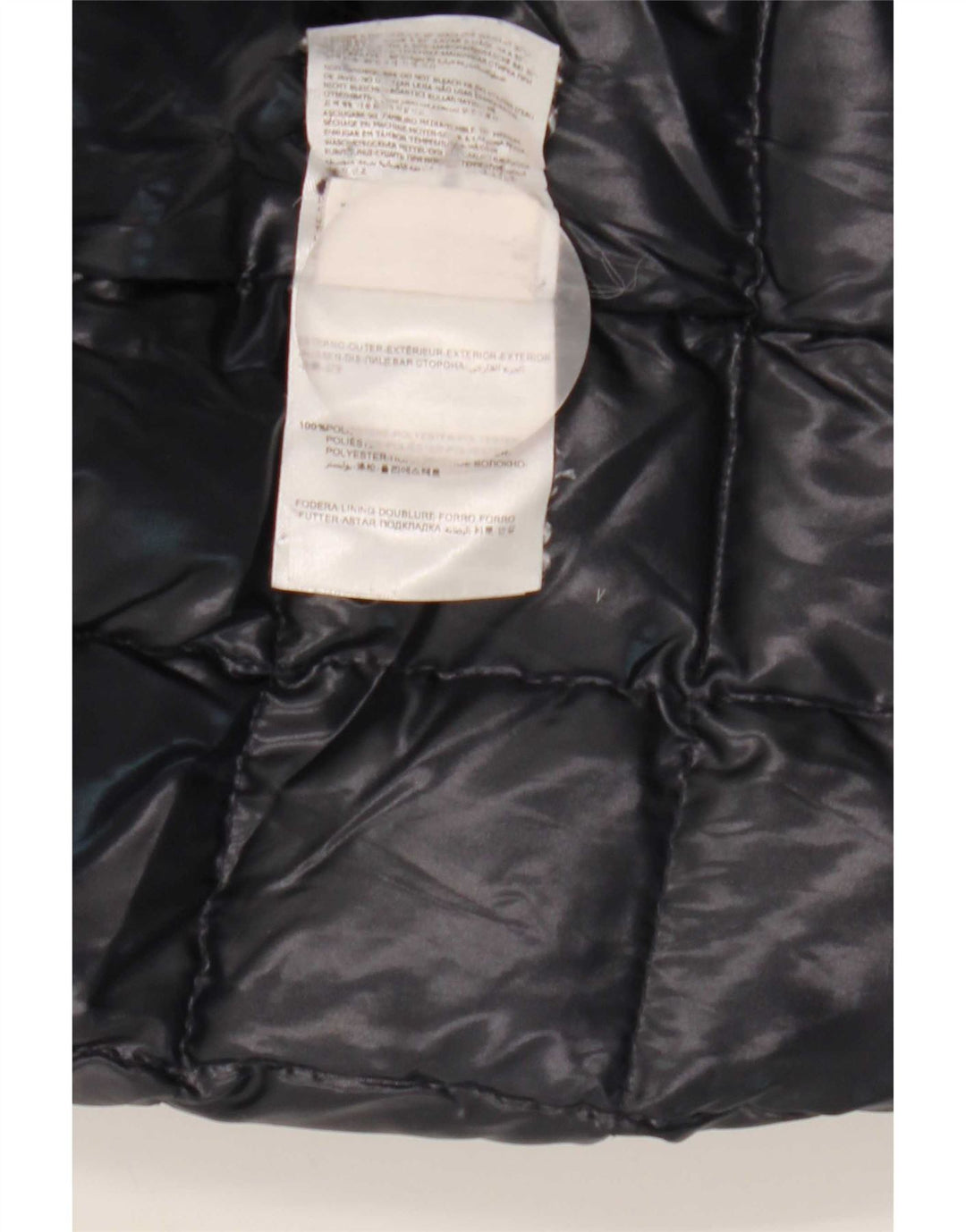 Jaqueta acolchoada com capuz masculina Marina Yachting IT 50 grande poliéster azul marinho