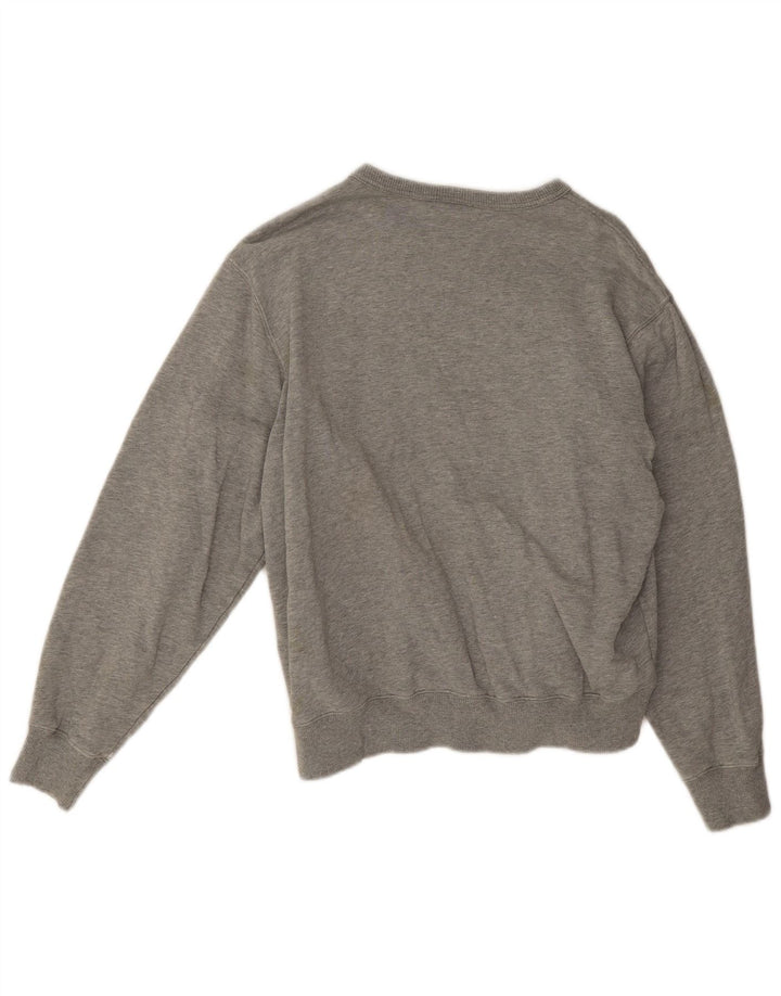 Champion moletom feminino jumper UK 14 cinza médio manchado
