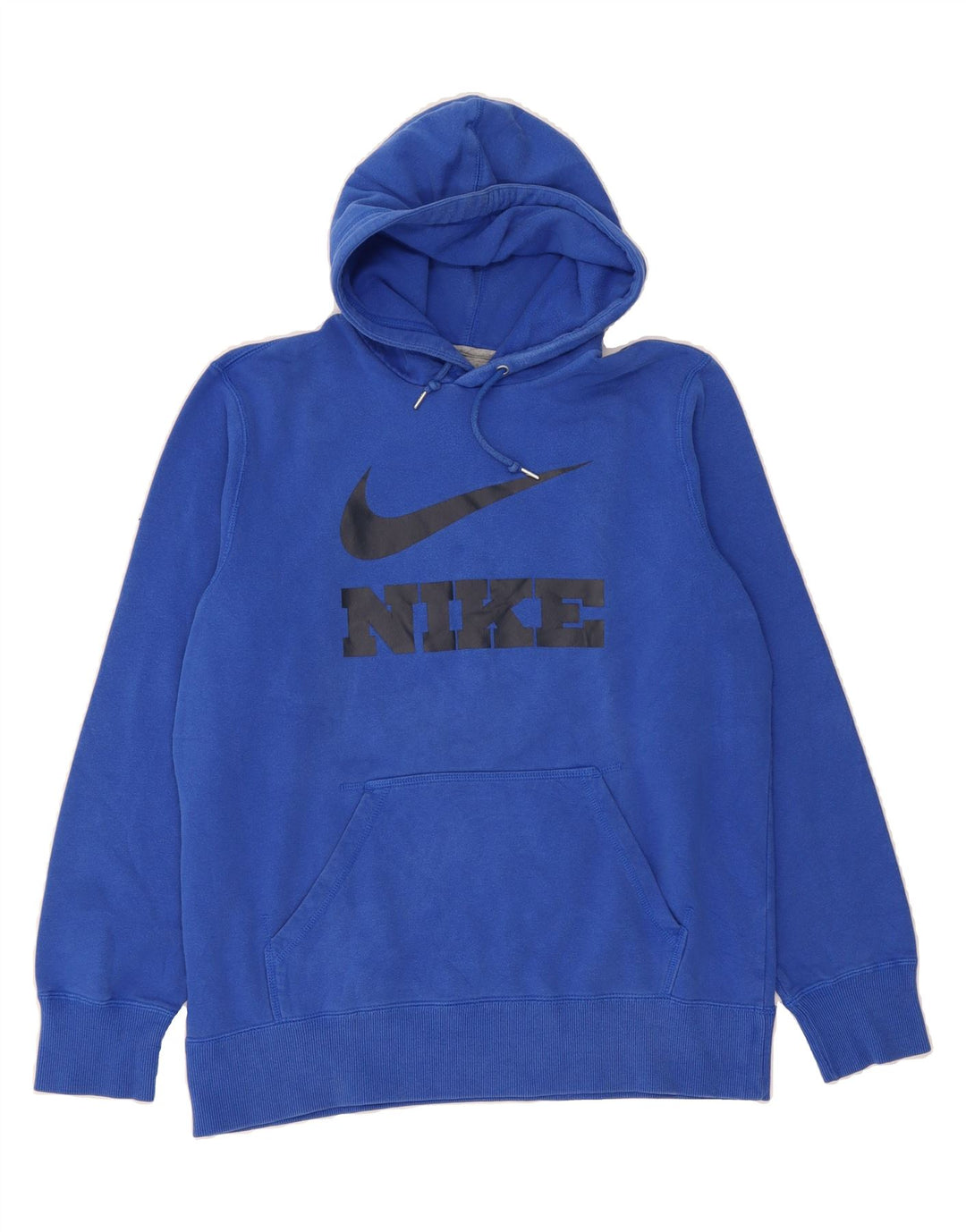 NIKE Mens Graphic Hoodie Jumper Large Blue Cotton Vintage Nike and Second-Hand Nike from Messina Hembry 