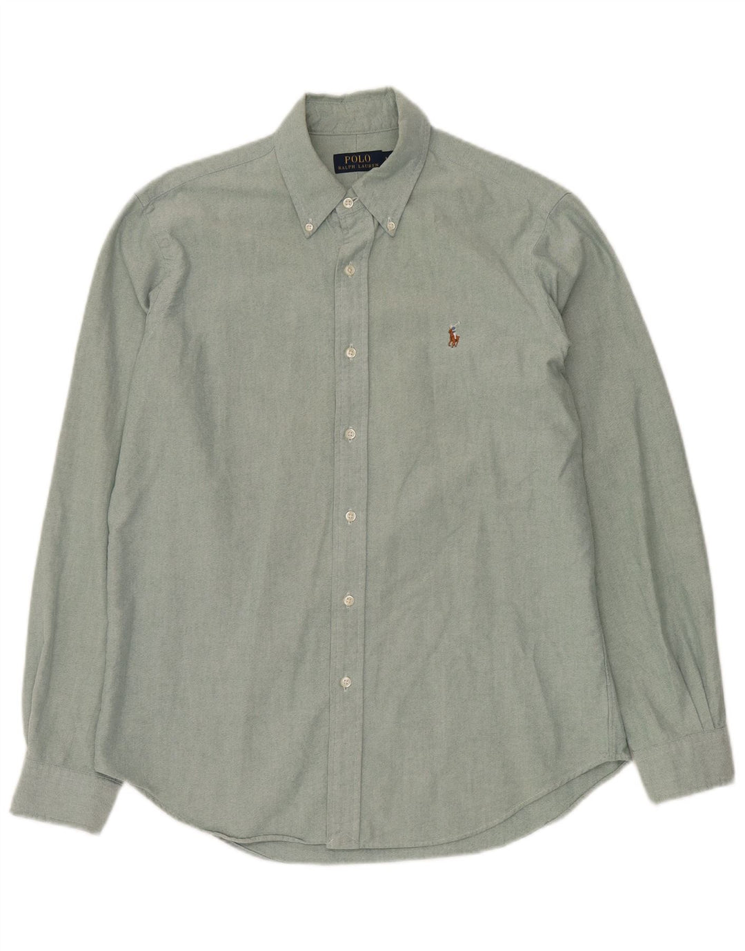 Camisa masculina POLO RALPH LAUREN algodão verde médio