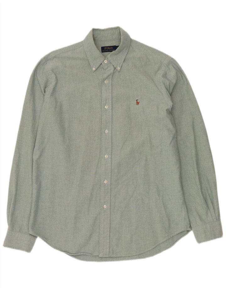 Camisa masculina POLO RALPH LAUREN algodão verde médio