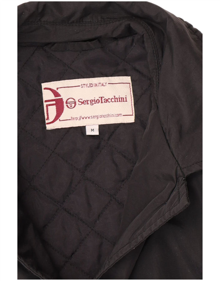 Jaqueta corta-vento feminina Sergio Tacchini Reino Unido 14 médio preto