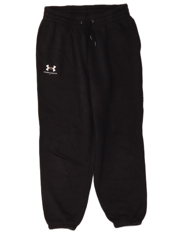 Under Armour Mens Crop Calças de treino Joggers médio algodão preto