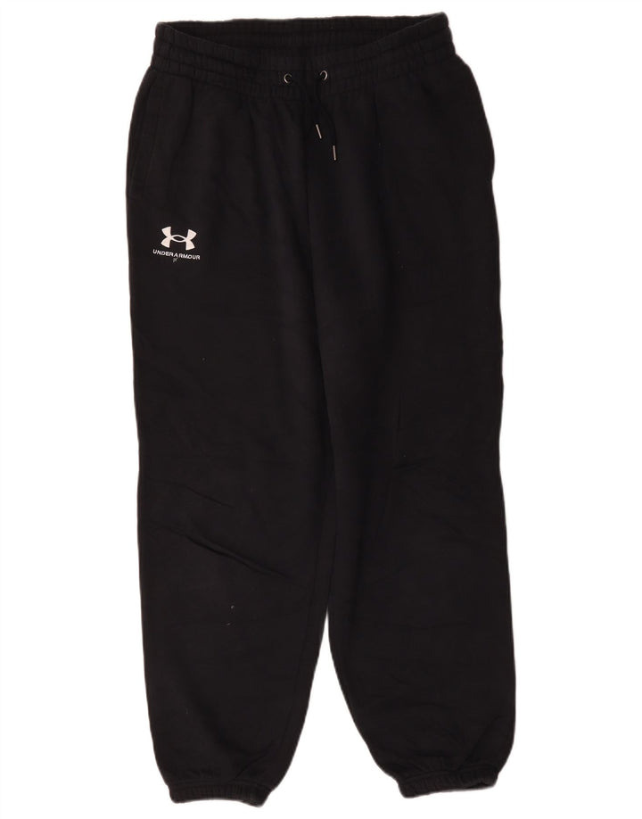 Under Armour Mens Crop Calças de treino Joggers médio algodão preto