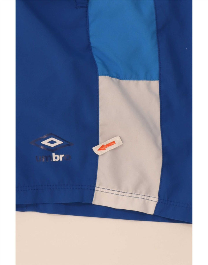 Umbro Mens Sport Shorts Médio Azul Colorblock