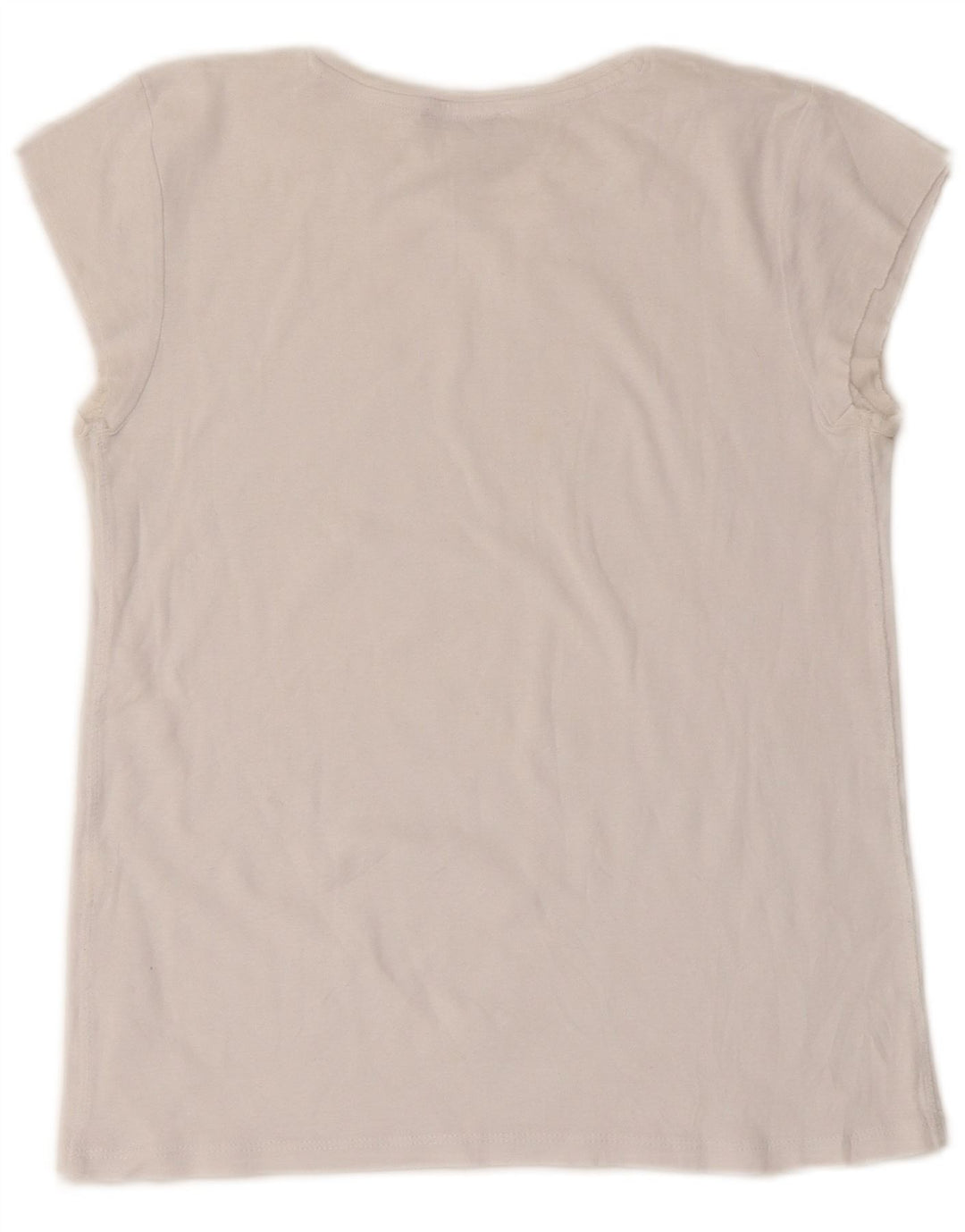 Camiseta feminina Zara UK 8 pequena branca