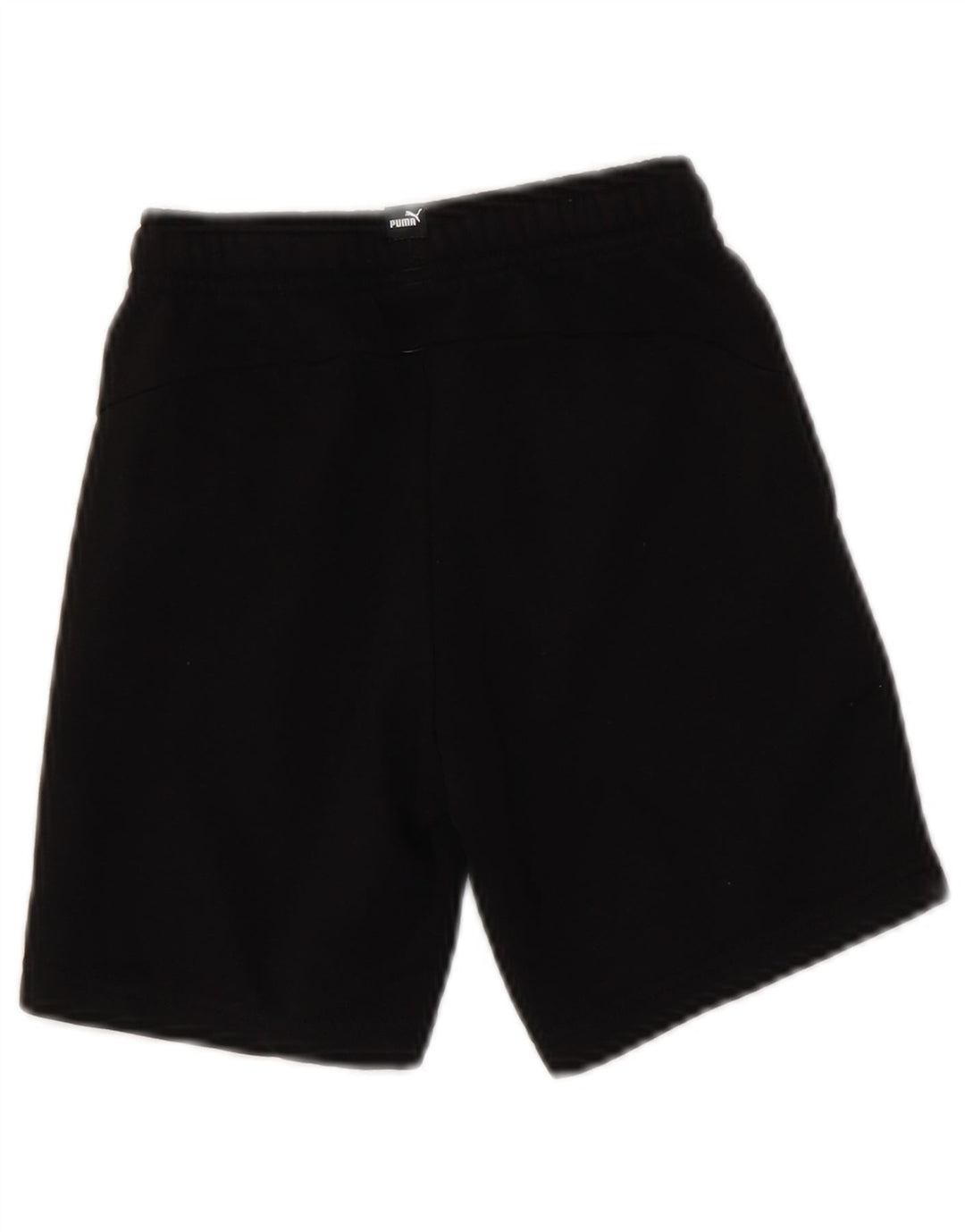 Shorts esportivos gráficos PUMA para meninos 5-6 anos algodão preto