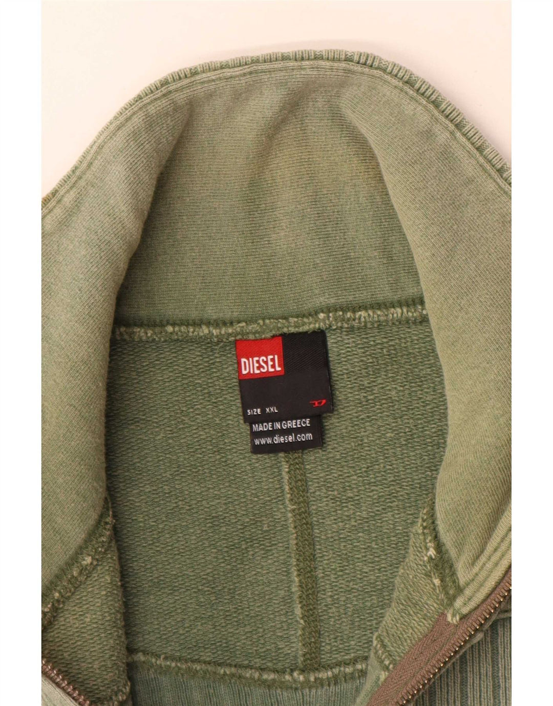 Suéter Cardigan Masculino Diesel 2XL Algodão Verde