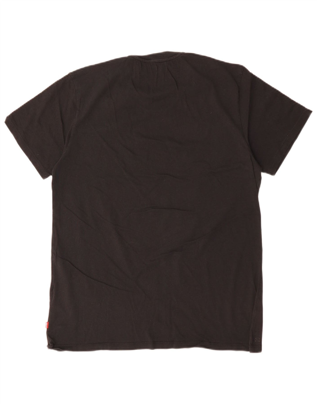 Camiseta gráfica masculina Levi's Top grande de algodão preto