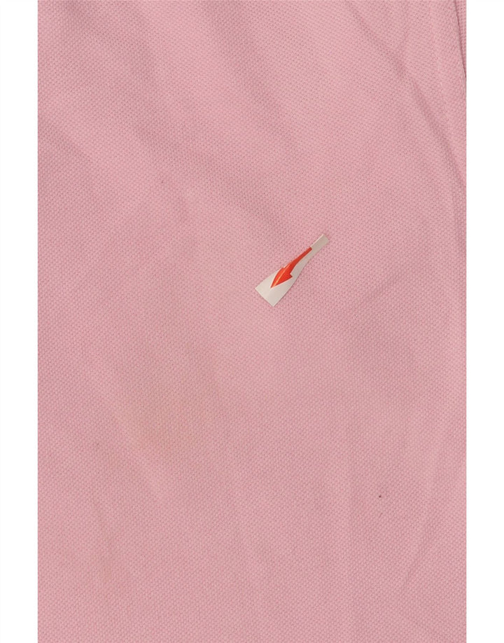 Camisa polo masculina J. Crew algodão rosa médio