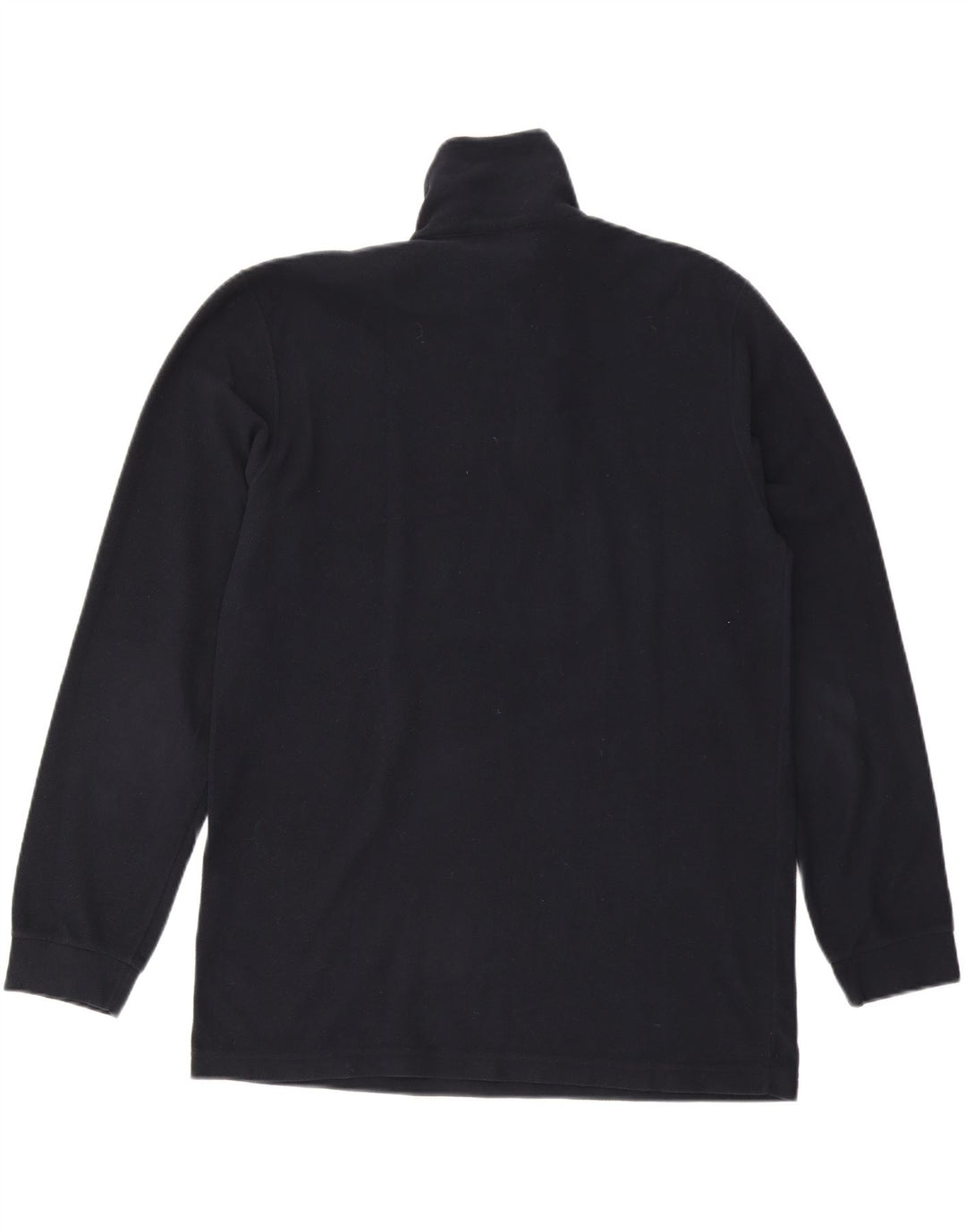 CHAMPION Mens Zip Neck Fleece Jumper XL Navy Blue Polyester