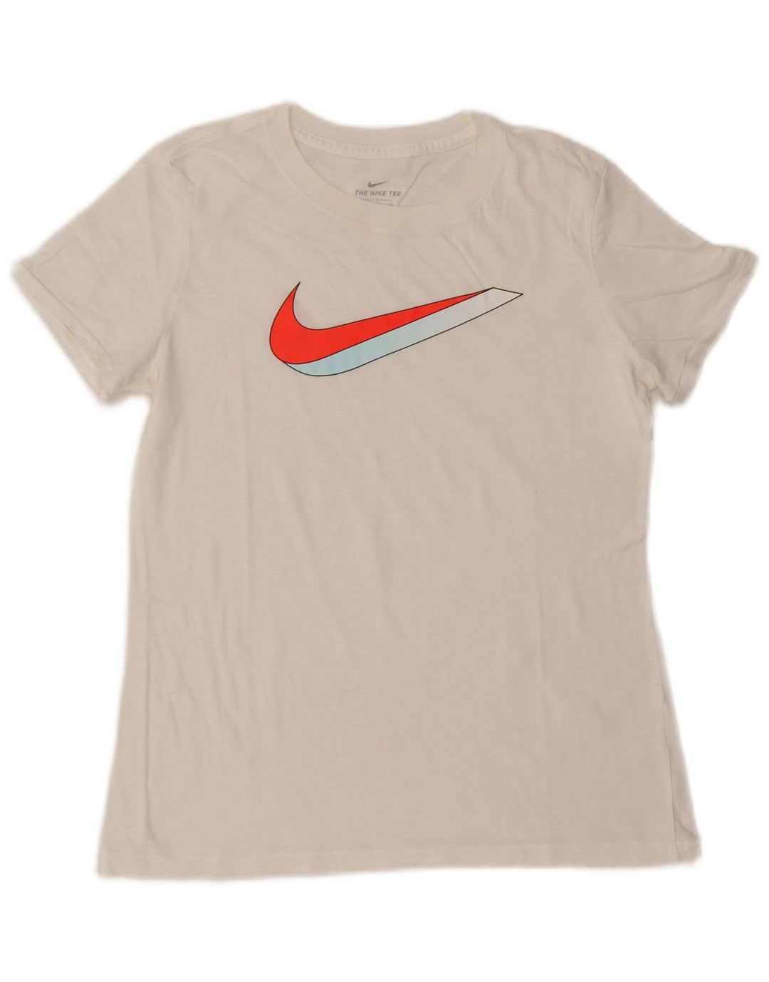 Camiseta Nike Feminina Graphic Top UK 10 Pequena Branca