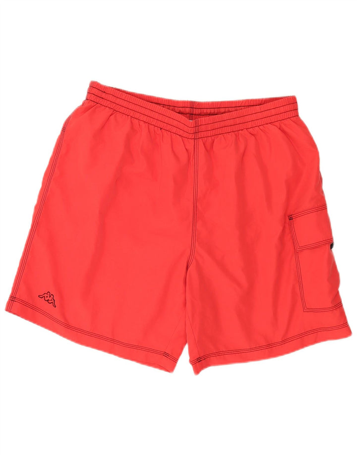 Shorts de natação masculino Kappa 2XL poliéster vermelho