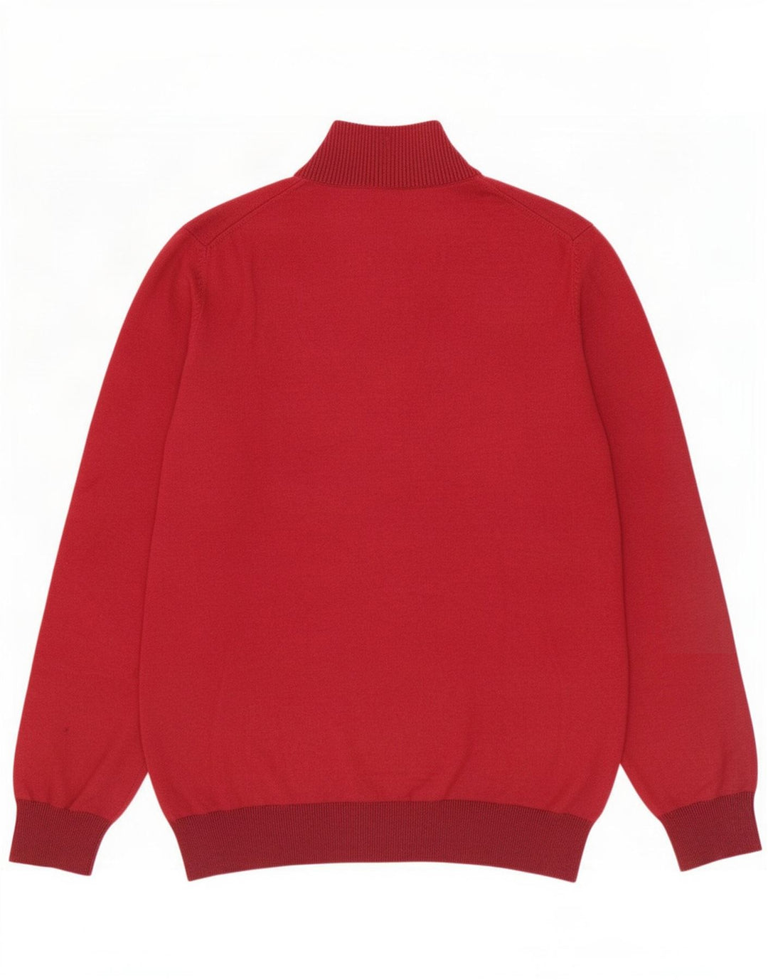 Suéter masculino Massimo Dutti com gola redonda e algodão Borgonha XL