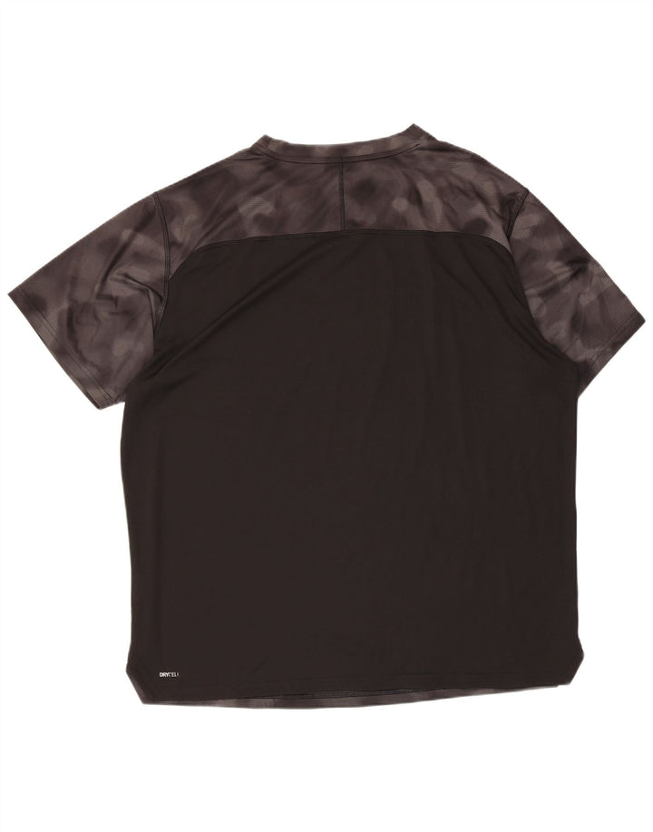 Camiseta masculina Puma Top XL cinza camuflagem poliéster
