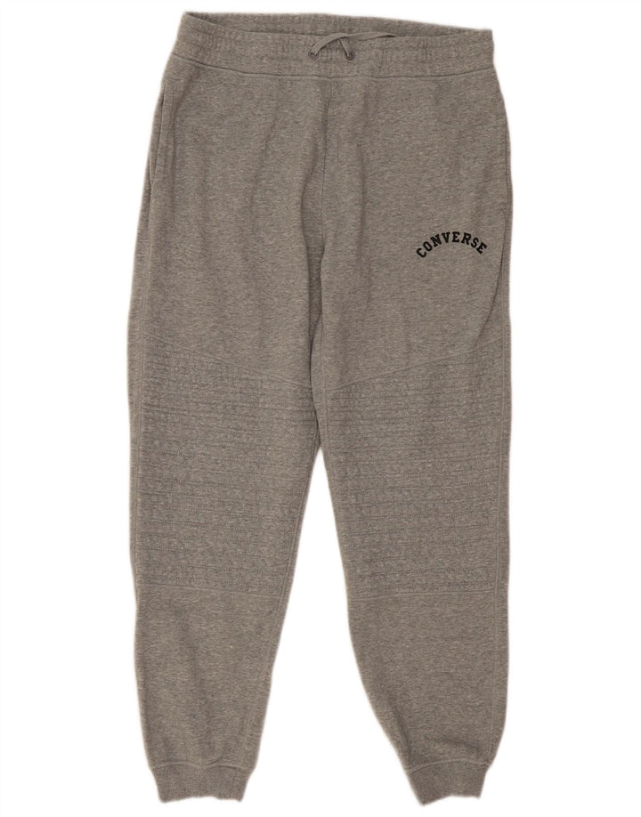 Converse Mens Graphic Calças de treino Joggers cinza médio manchado