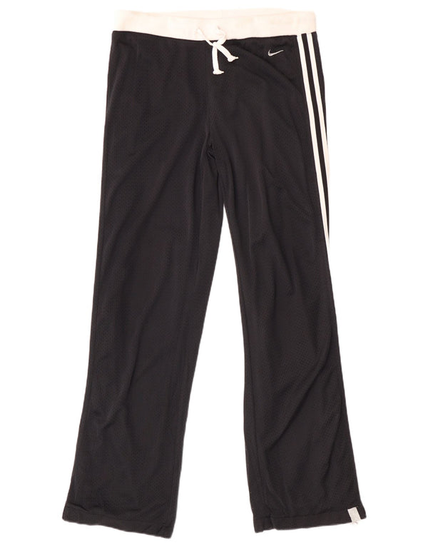 Calça de treino feminina Nike UK 14/16 grande bloco colorido preto