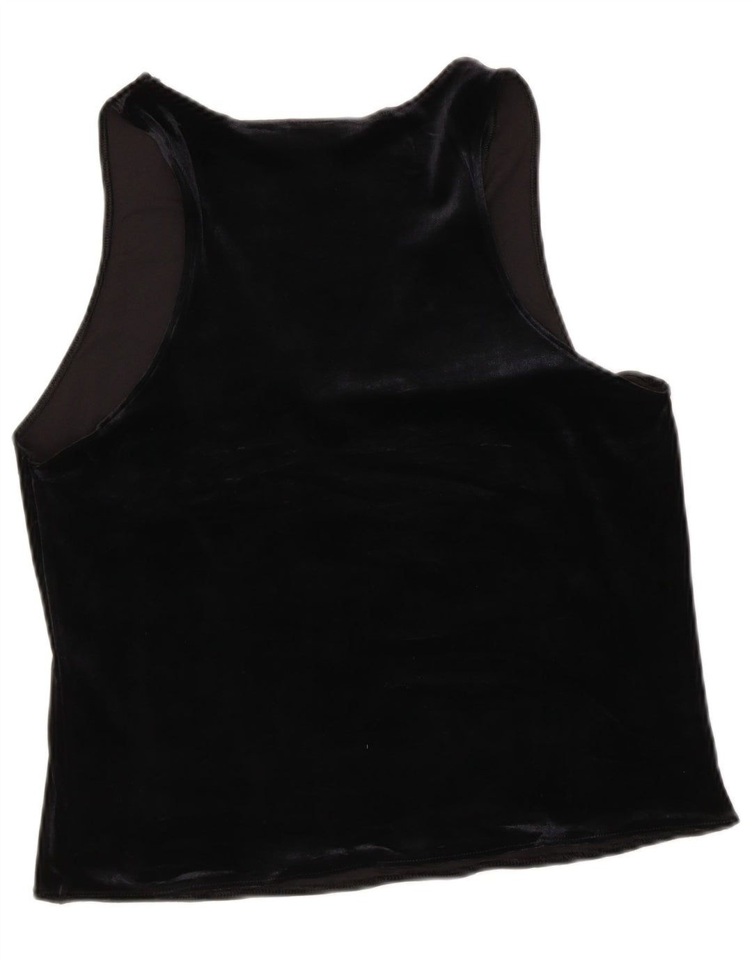 Blusa feminina sem mangas CALVIN KLEIN Reino Unido 14 grande poliéster preto