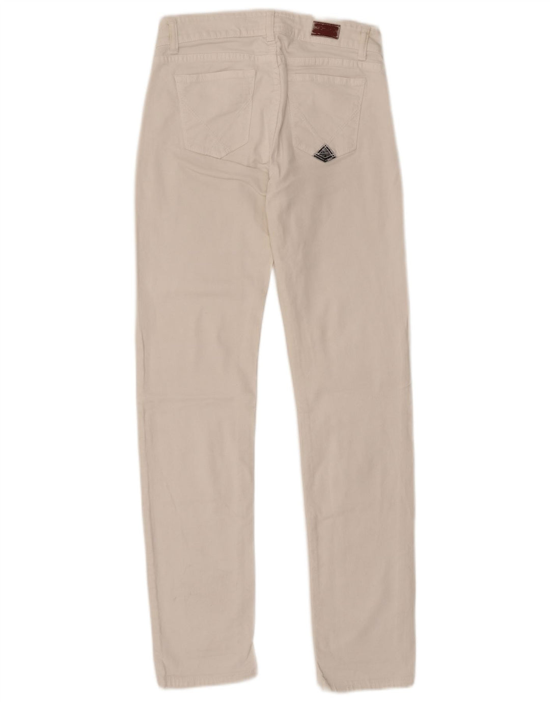 Roy Rogers Jeans feminino slim IT 41 médio W27 L31 algodão branco
