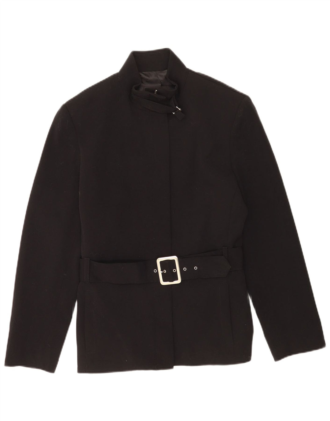 Jaqueta Blazer Feminina Vintage IT 42 Poliéster Preto Médio