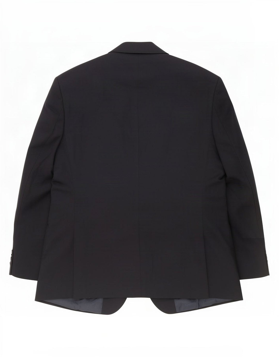 Jaqueta blazer masculina de 2 botões Marks & Spencer Reino Unido 50 3XL azul marinho poliéster