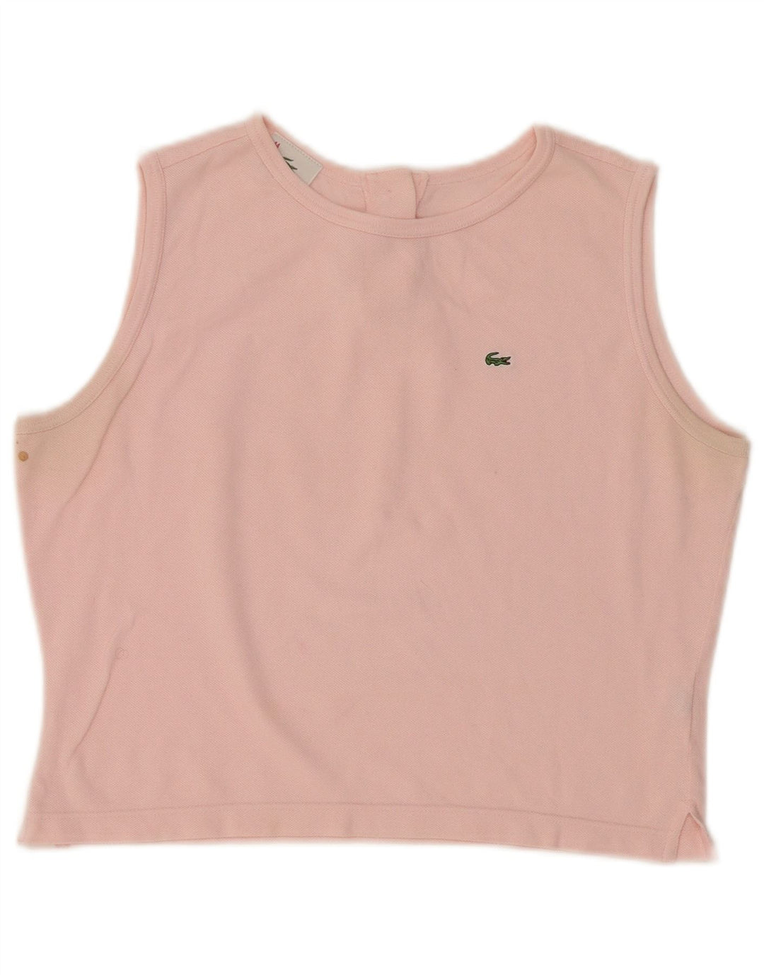 Colete feminino Lacoste tamanho superior 44 algodão rosa grande
