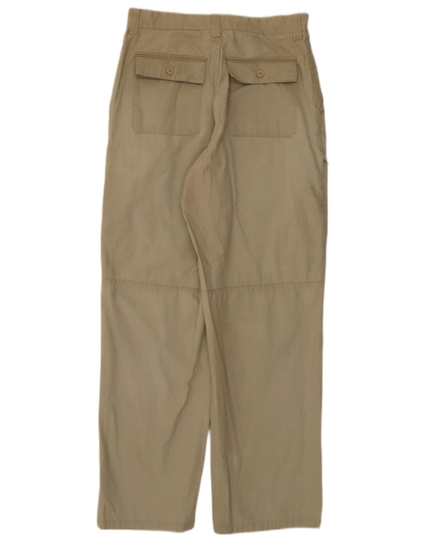 Calça cargo masculina Gap cáqui solta ajuste W30 L32 algodão cáqui
