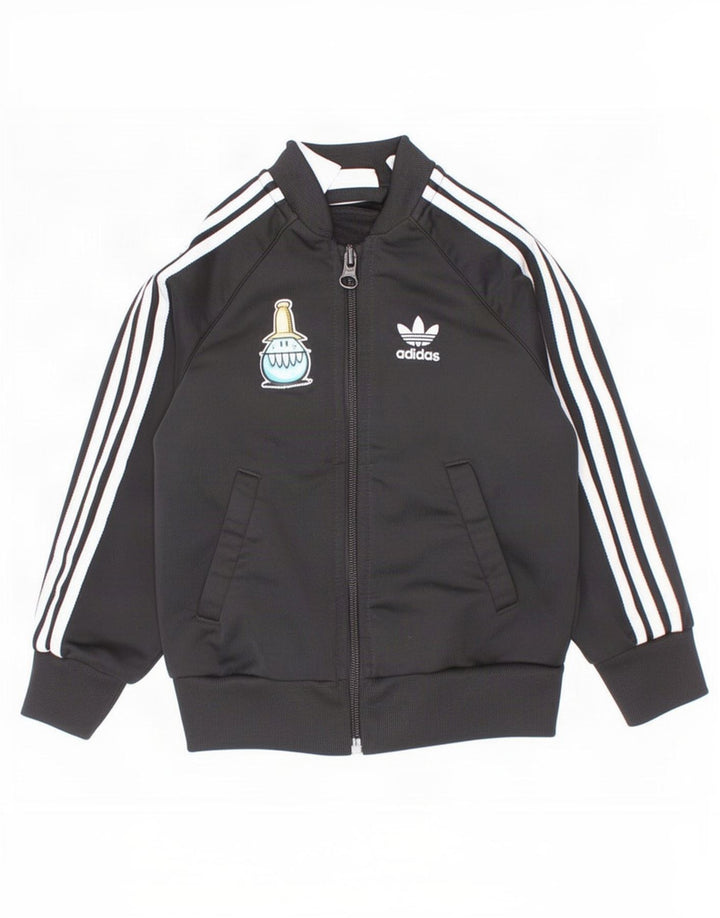 Jaqueta Adidas Baby Boys Graphic Treino Top 18-24 Meses Poliéster Preto
