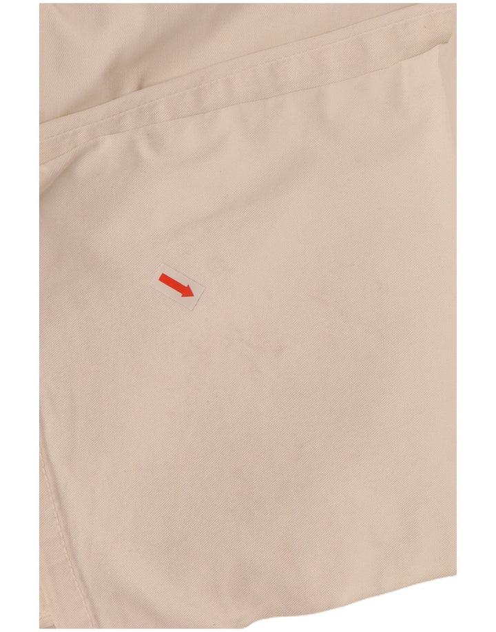 Calça feminina reta casual HUGO BOSS W26 L34 algodão branco