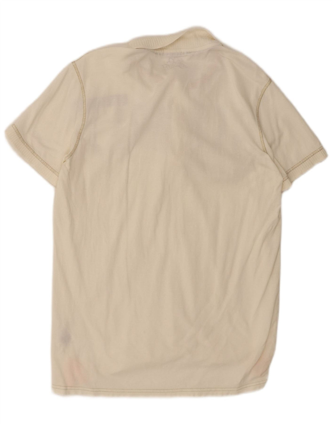GURU Camisa polo masculina gráfica XL algodão branco