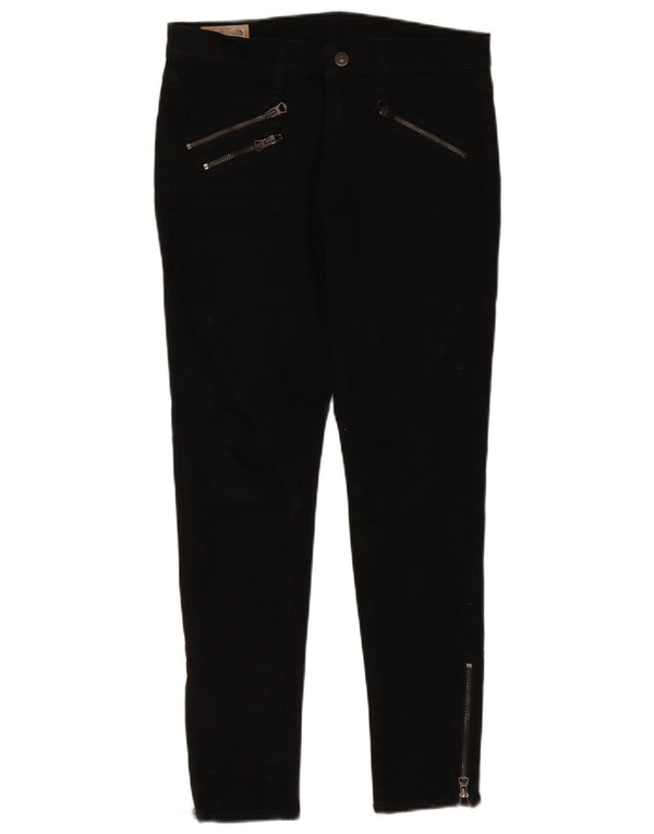 Polo Ralph Lauren feminino Tompkins skinny jeans W29 L30 algodão preto