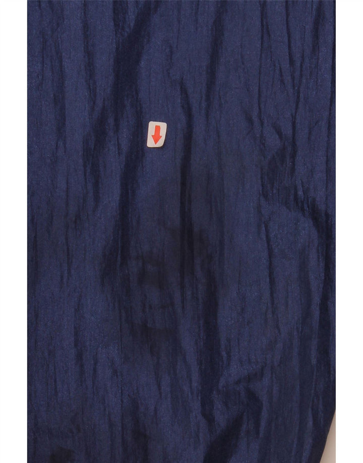 Calça impermeável masculina vintage azul médio