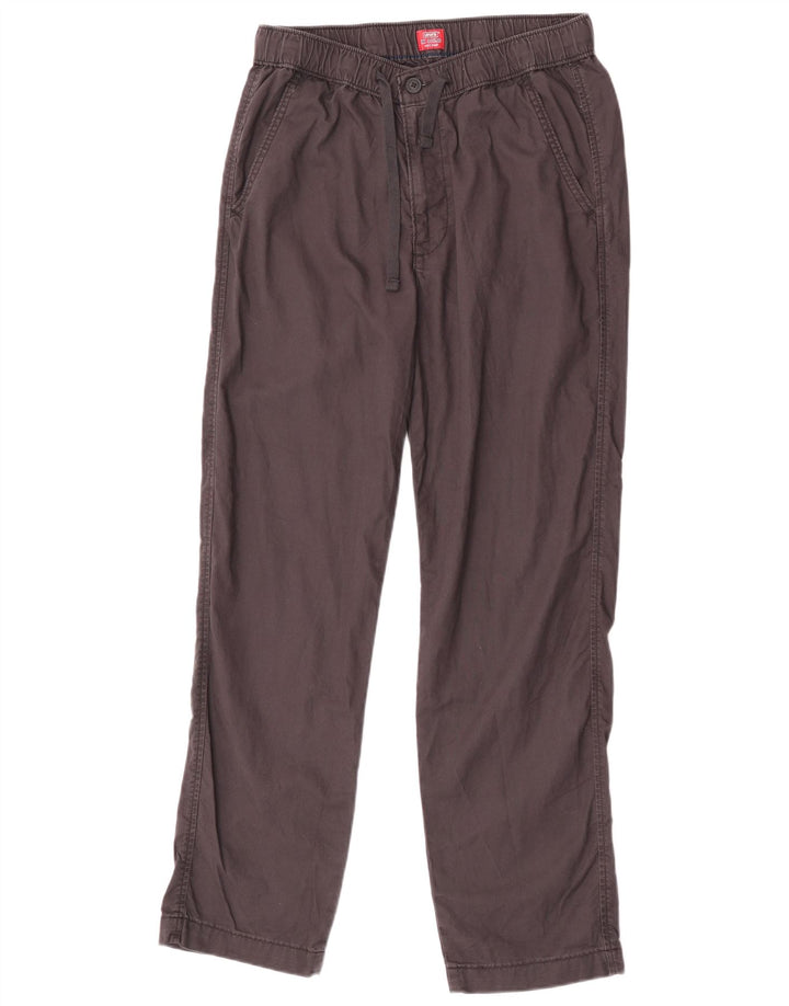 Calça jeans reta masculina Levi's médio W30 L30 algodão cinza