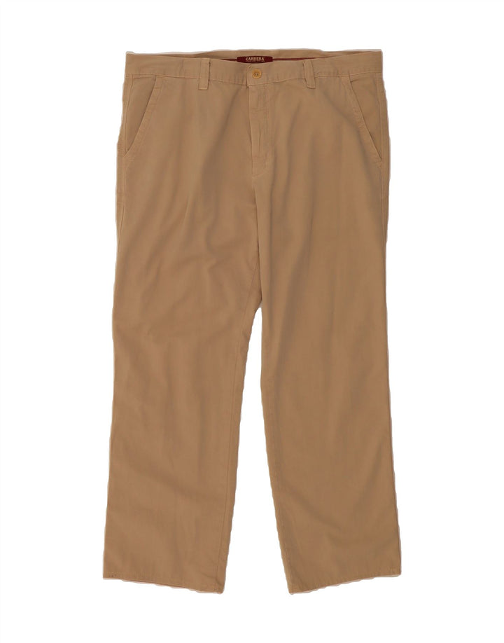 CARRERA Mens Straight Chino Trousers W40 L29 Beige Cotton Vintage Carrera and Second-Hand Carrera from Messina Hembry 