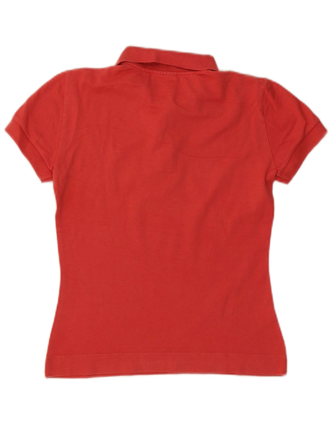 Camisa polo feminina Lacoste tamanho 38 algodão vermelho médio