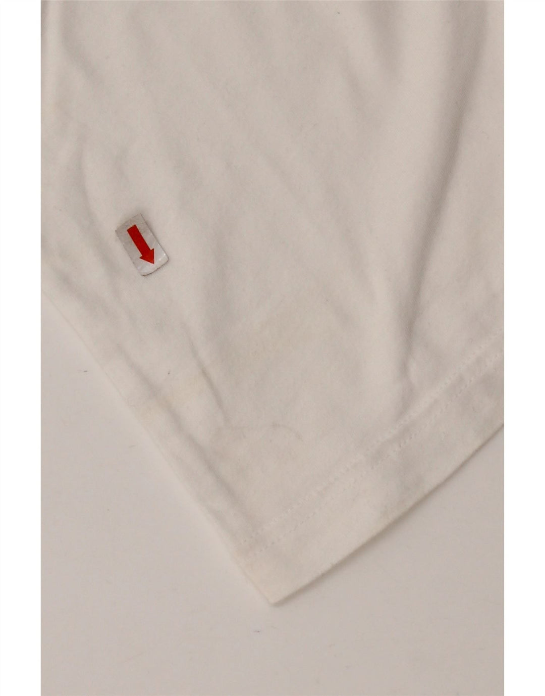 ADIDAS Womens T-Shirt Top UK 8/10 Pequeno Algodão Branco