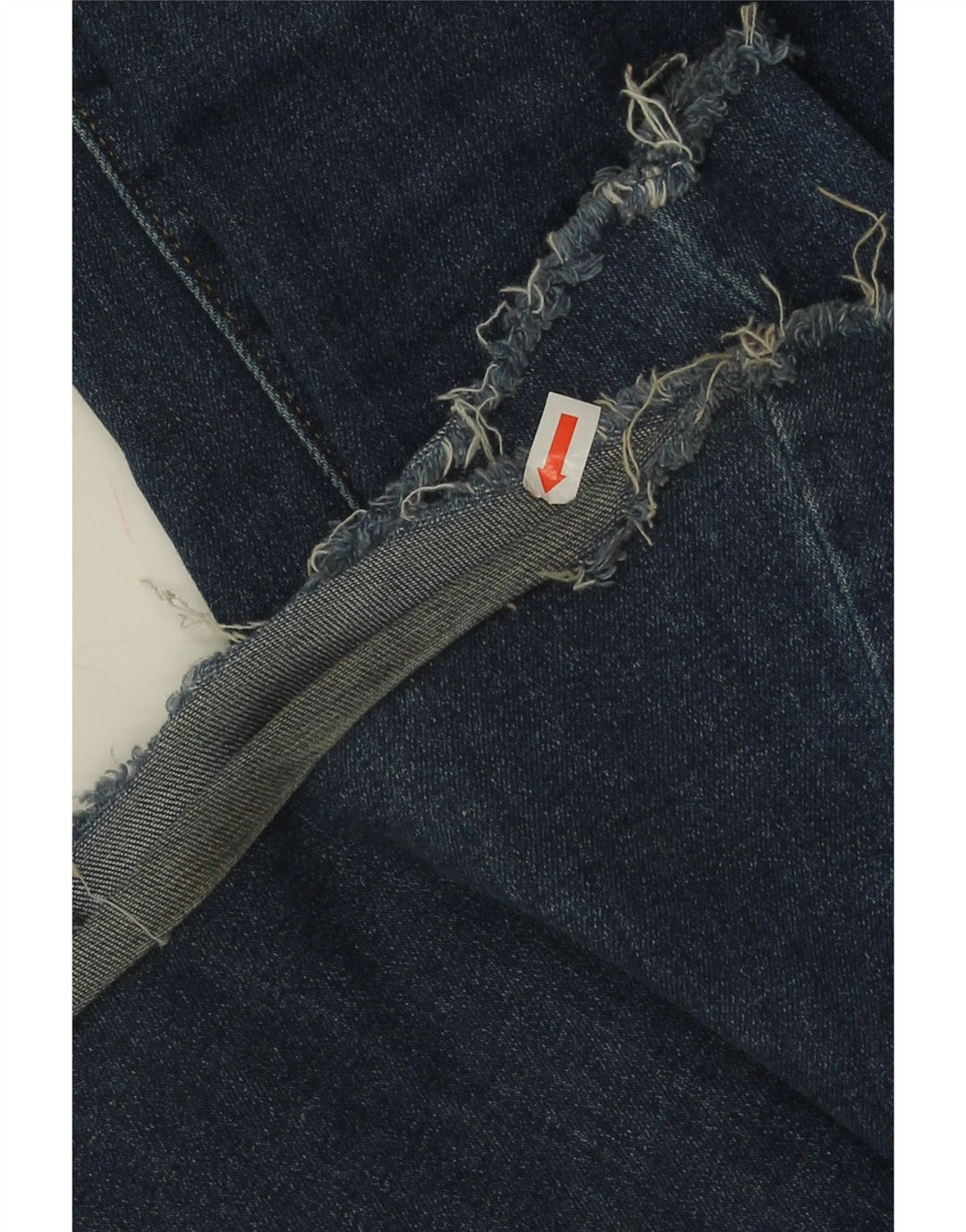 Calça jeans feminina Levi's cintura alta larga W25 L32 algodão azul marinho
