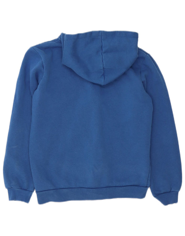 Suéter Puma Boys Graphic Zip com capuz 13-14 anos algodão azul