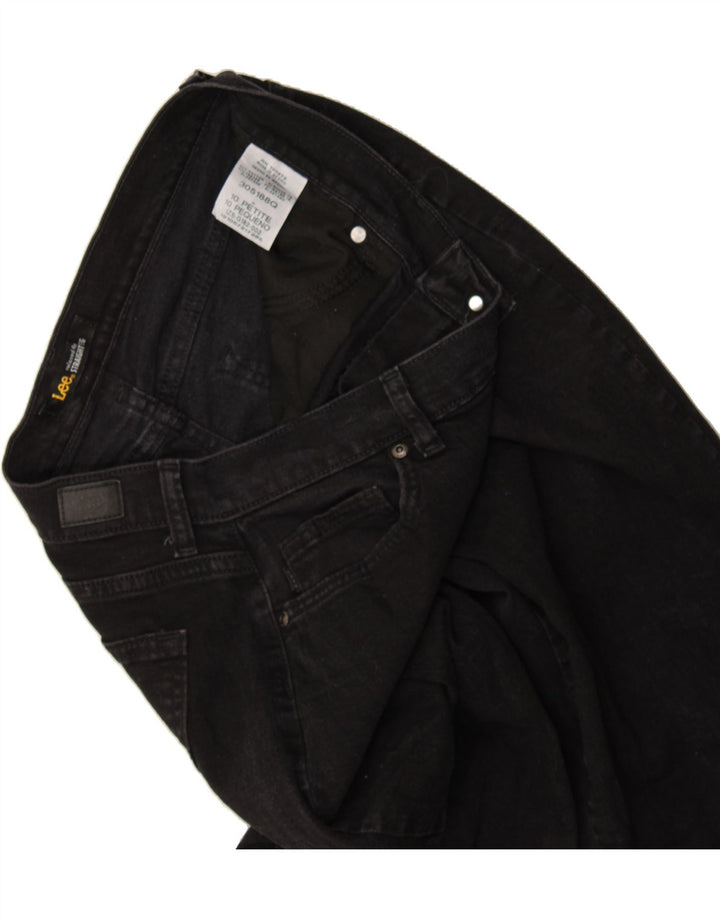 LEE Womens Relaxed Fit Straight Jeans US 10 Large W32 L29 Black Cotton Vintage Lee and Second-Hand Lee from Messina Hembry 