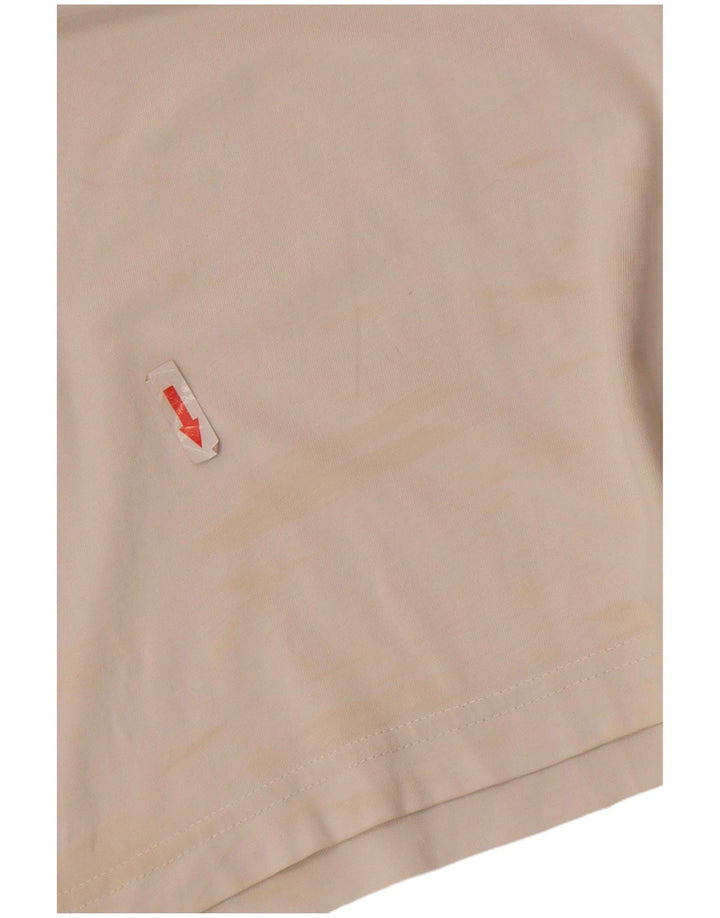 Camiseta gráfica masculina Kappa Top médio verde algodão colorblock