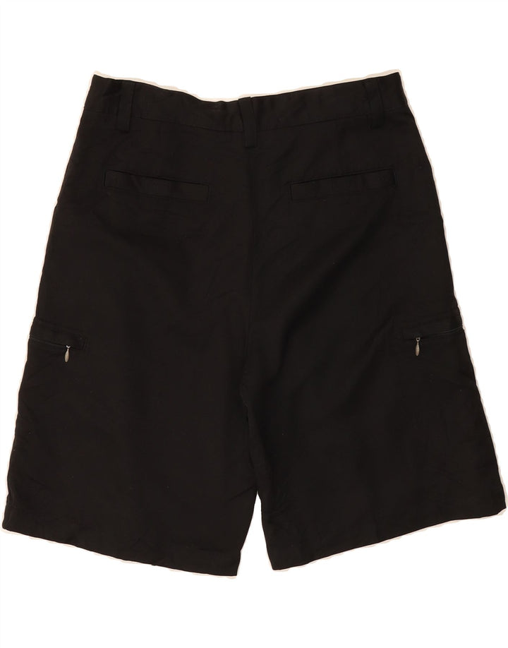 IZOD Mens Cargo Shorts W30 Medium Black Polyester Vintage Izod and Second-Hand Izod from Messina Hembry 