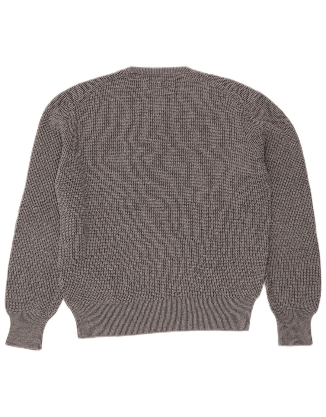 Suéter feminino All Saints com gola redonda UK 14 cinza médio