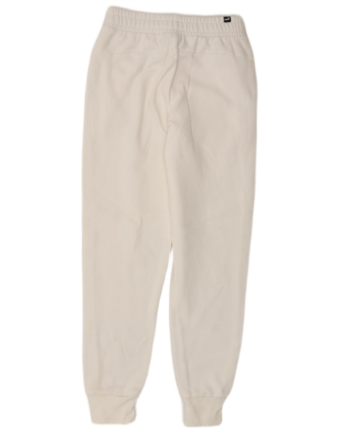 Calça de treino masculina Puma Joggers pequeno branco