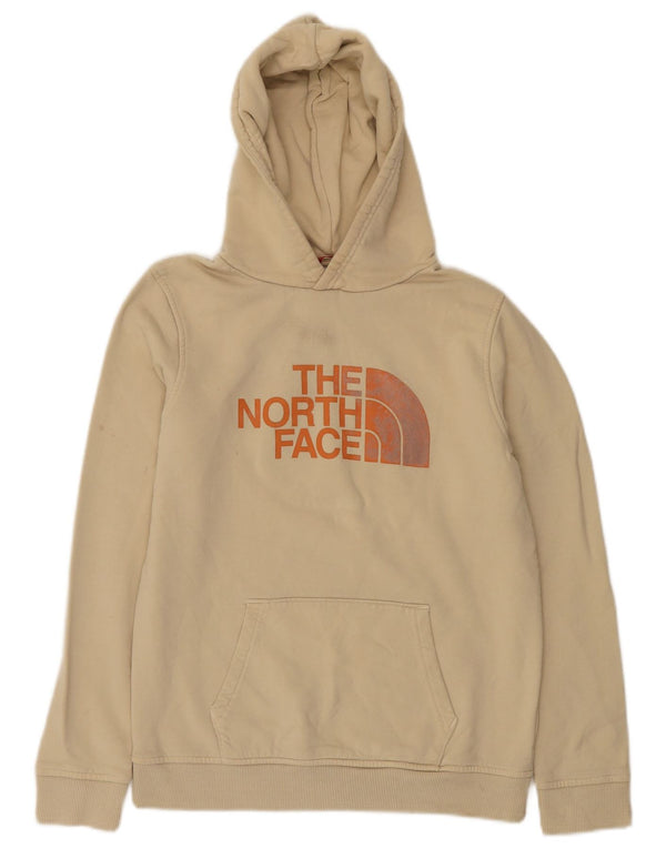 Jumper com capuz gráfico The North Face Boys 14-15 anos XL bege algodão