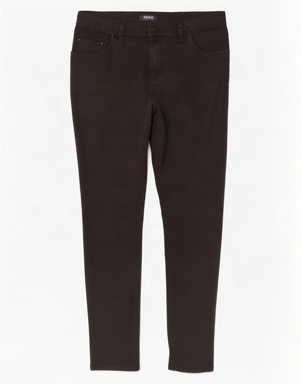 Calça jeans feminina Marks & Spencer UK 18 XL W36 L30 algodão preto