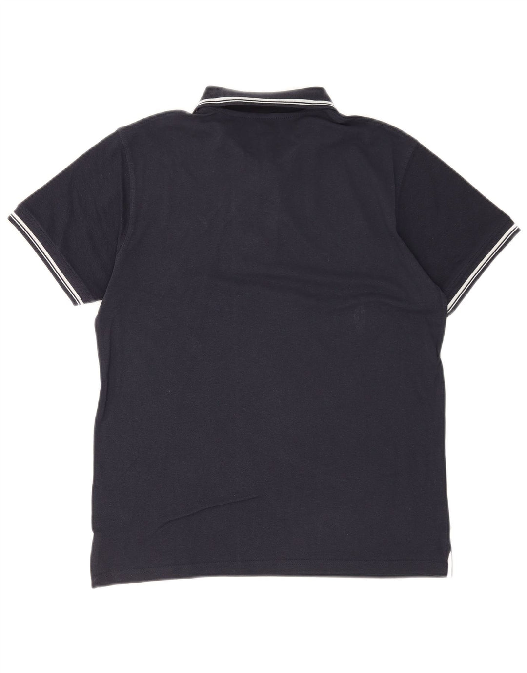 Camisa pólo masculina Sergio Tacchini pequena algodão azul marinho