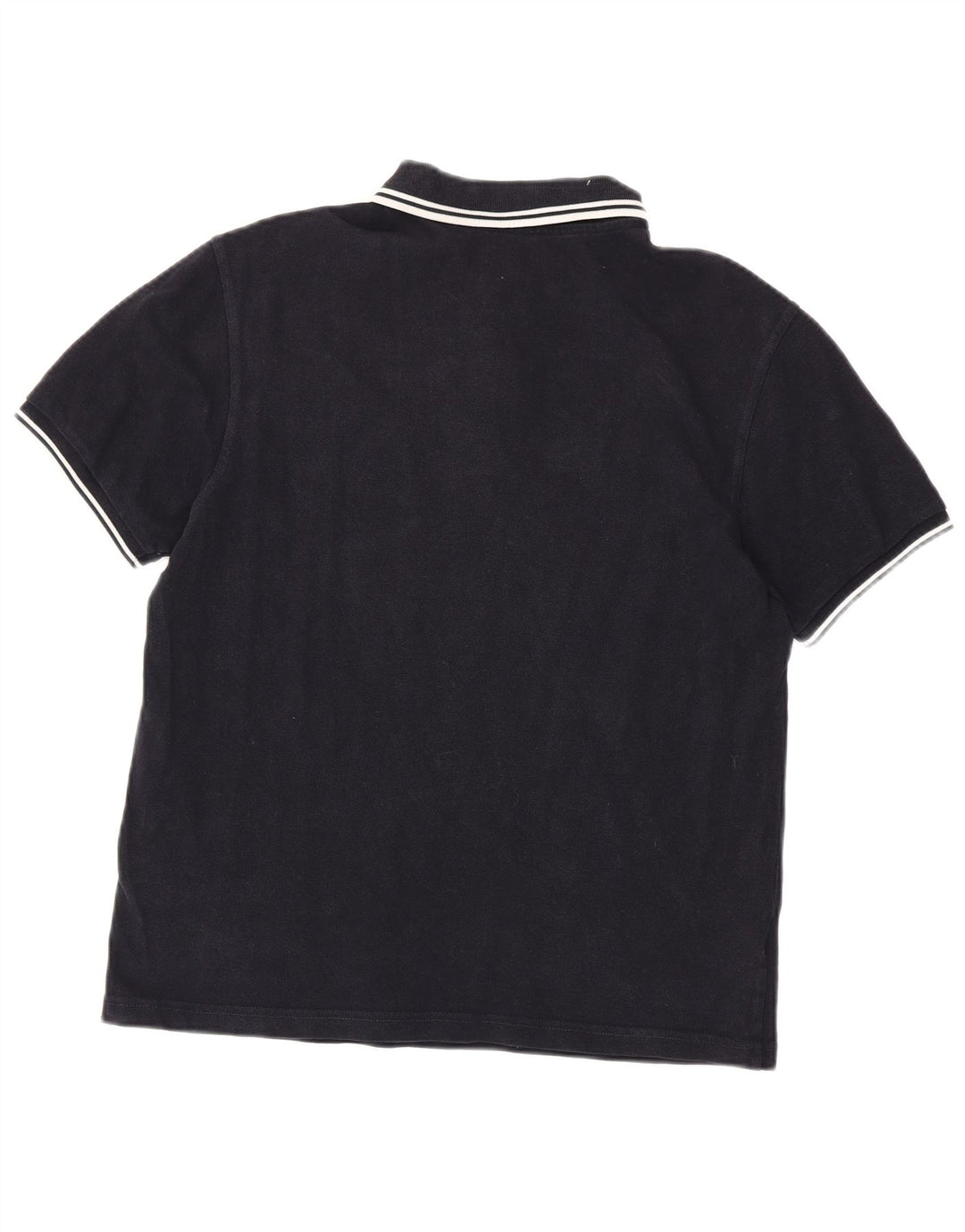 Camisa polo masculina Fred Perry médio algodão azul marinho