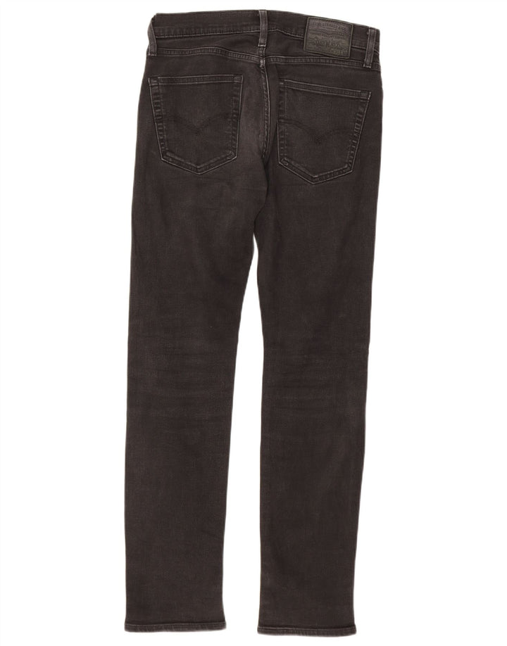 LEVI'S Feminino 511 Slim Jeans W30 L32 Algodão Preto