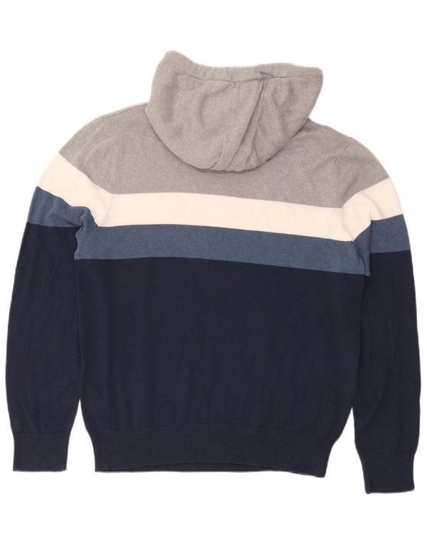 Bench Mens Hoodie Jumper Grande Algodão Colorblock Multicolorido