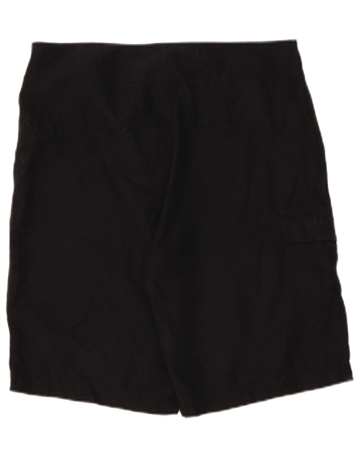 Shorts de natação masculino Hurley poliéster preto médio